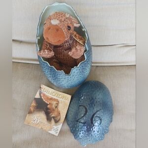 26 Alpha Series Hallmark Dinotopia Vintage Zonkle Dinosaur Beanie Baby Plush Toy